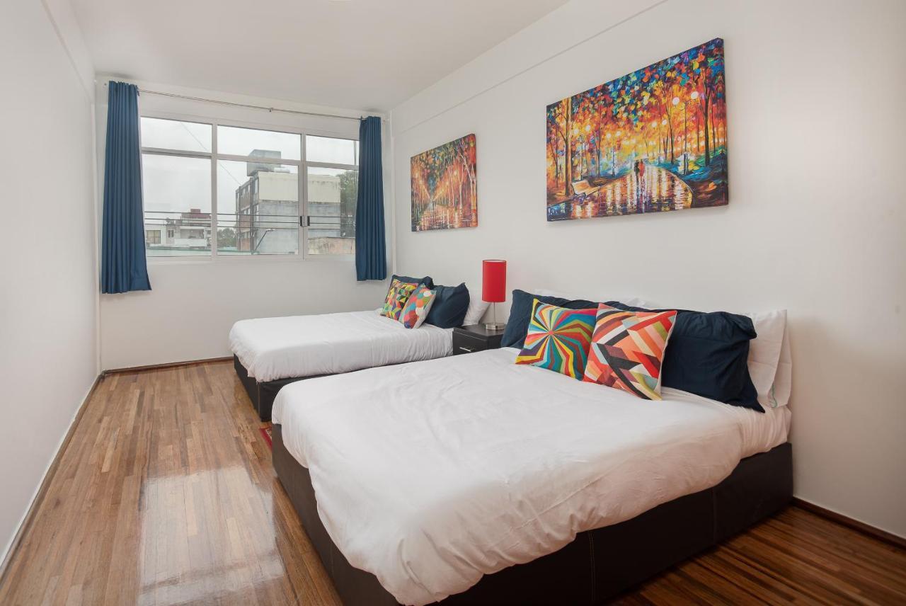Roma Sur Apartments With Balcony - Family Friendly Mexico City Luaran gambar